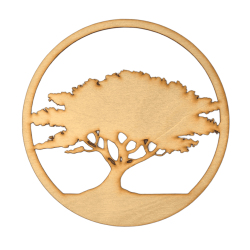 Tree - Wooden hoop 14.8cm