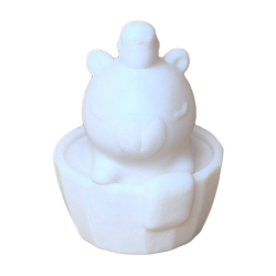 Kapibara w wannie - Figurka 3D do malowania