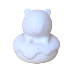 Kapibara pączek - Figurka 3D do malowania