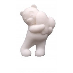 Love bear - 3D figurine for painting