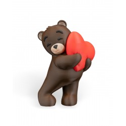 Love bear - 3D figurine for painting